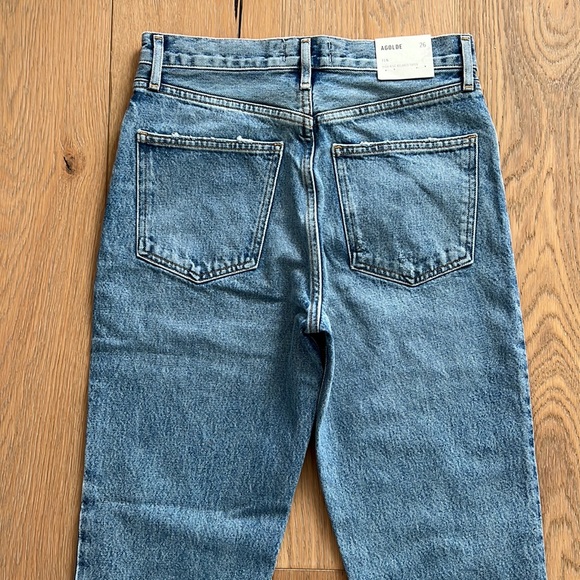 NWT AGOLDE Fen High Rise Relaxed Taper Jeans - Color: Wander - Size 26 - Picture 8 of 13
